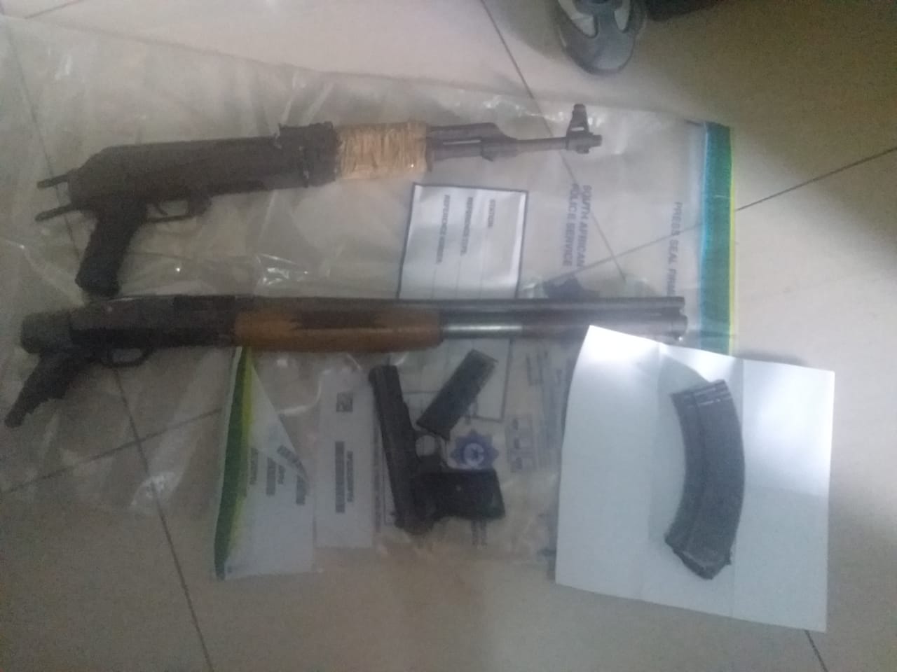 Gauteng police continue to clamp down on unlicensed firearms and ammunition still in circulation