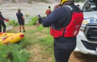 Emergency services attend to safety of competitors at the 2023 Dusi Canoe Marathon