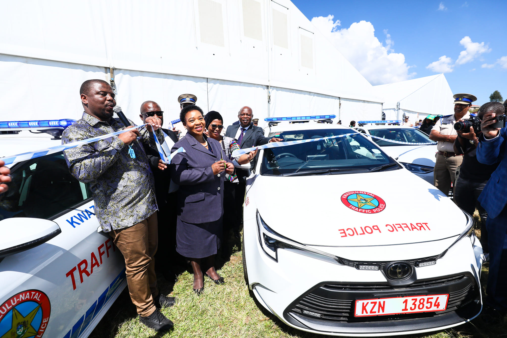 KwaZulu-Natal Premier Nomusa Dube-Ncube unveils fleet of Road Traffic Inspectorate vehicles