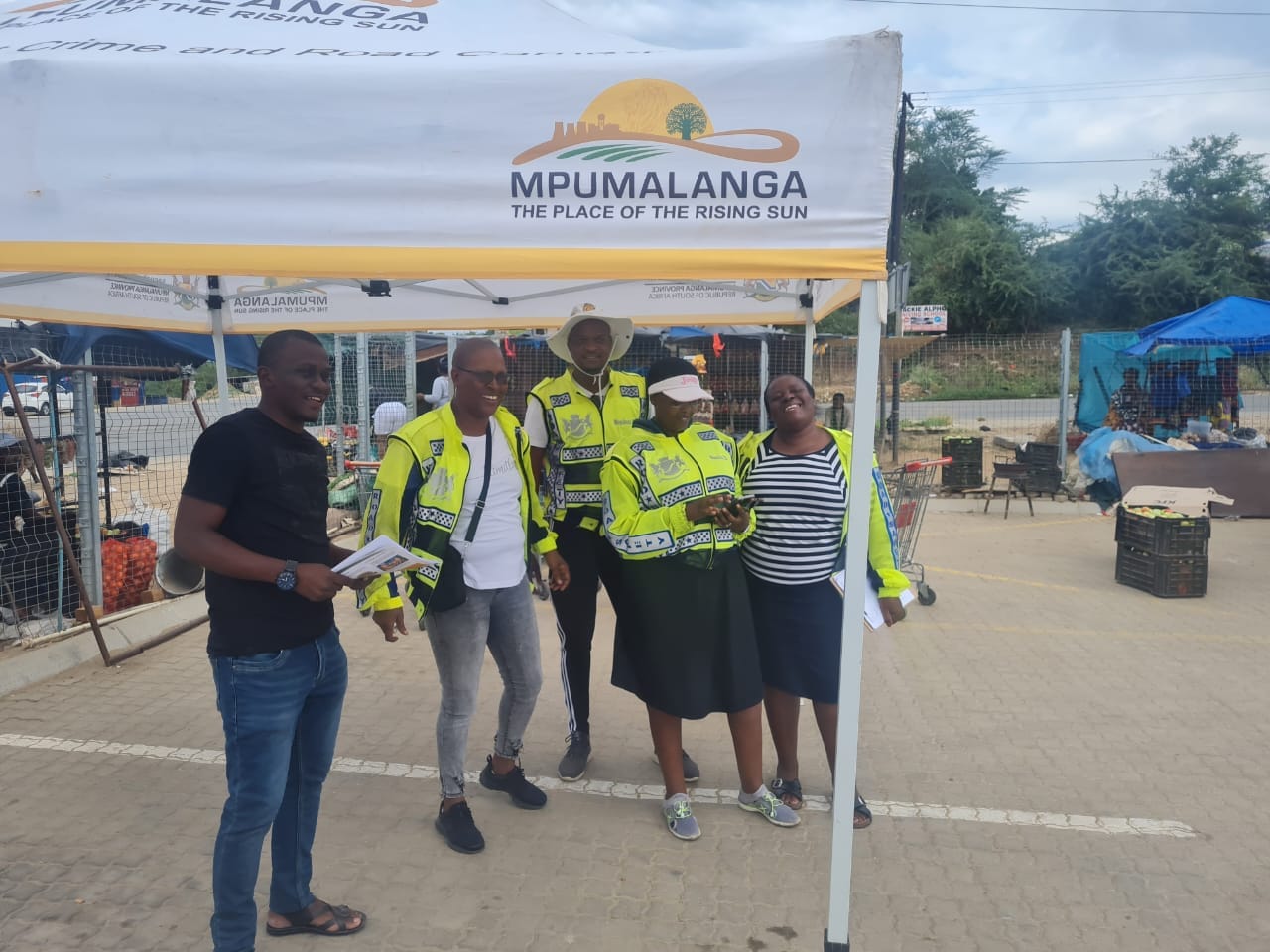 Pedestrian campaigns today in Tonga, Matsulu and Mashishing