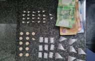 Anti-Gang unit members arrest suspects for illegal possession of firearms, drugs and attempted murder