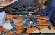 Two security guards arrested with six rifles and 136 live ammunition