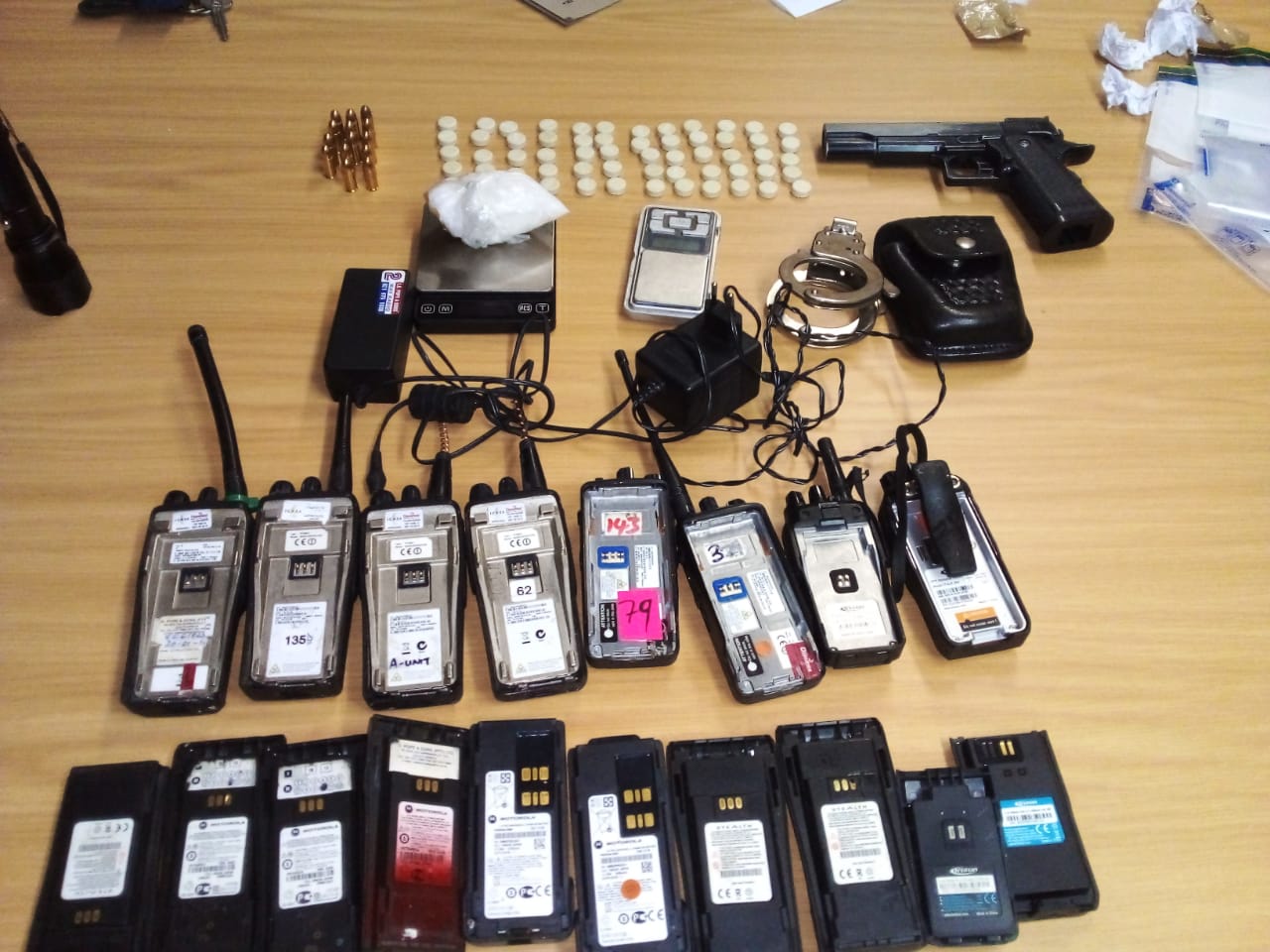 Police arrest suspects with drugs, stolen property and ammunition