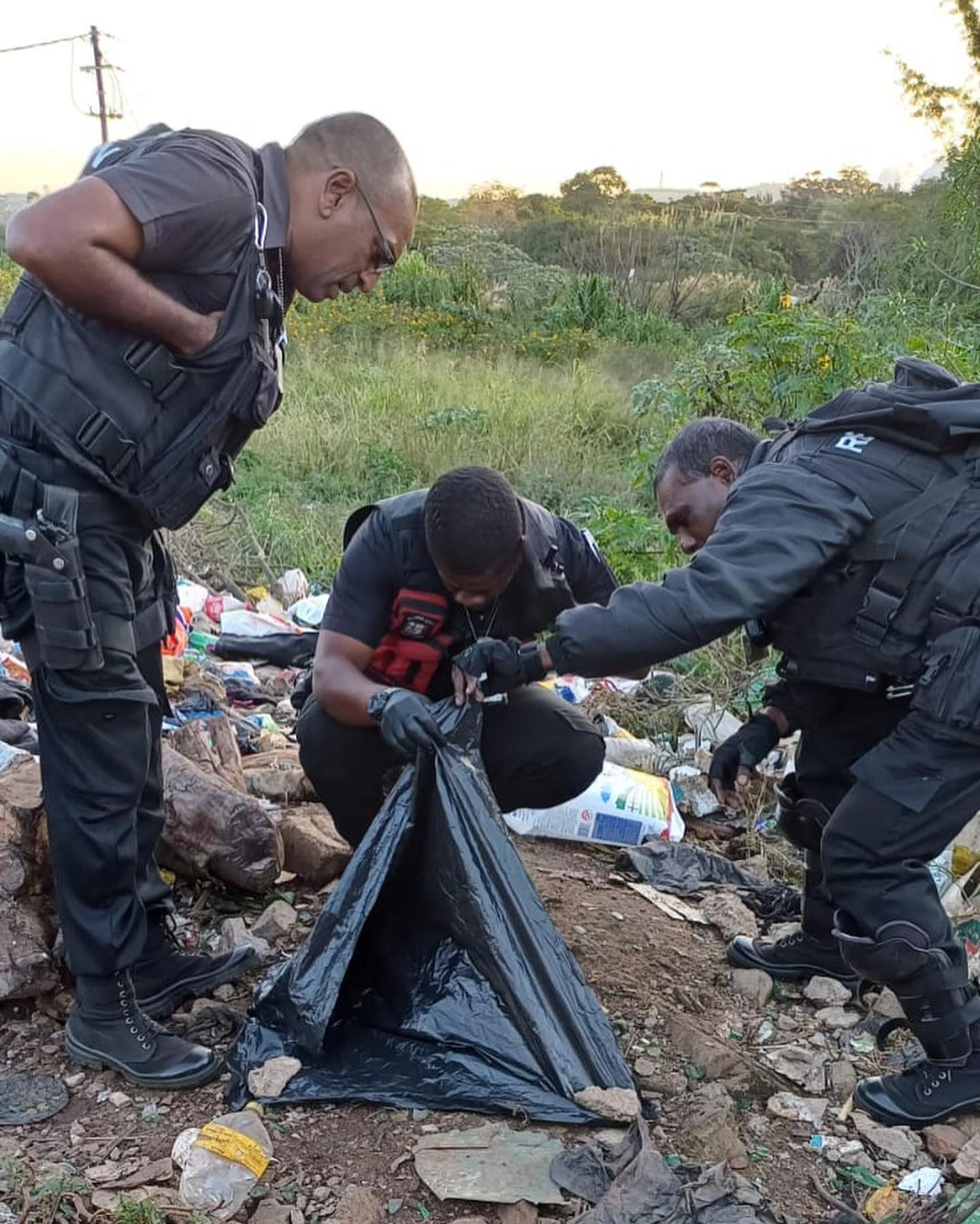 Children discovered a dumped foetus in Magwaveni