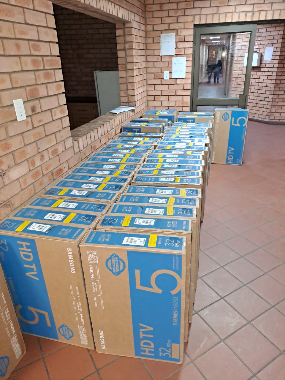 Musina Police recovered 107 stolen TV screens