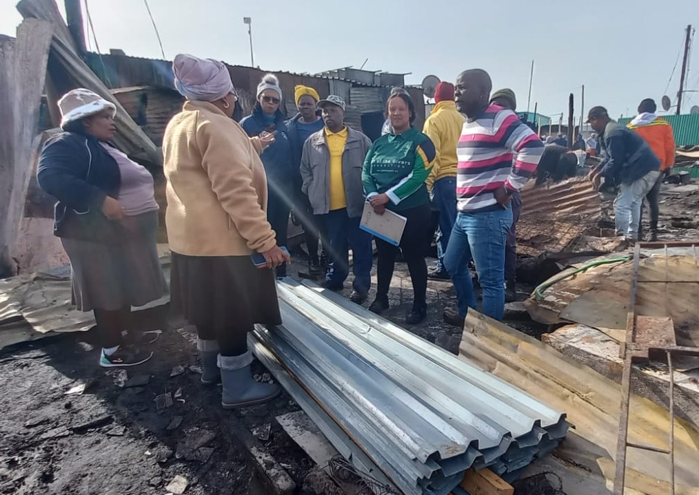 Needs assessment after structural fire within the Ethembeni informal settlement in Dunoon