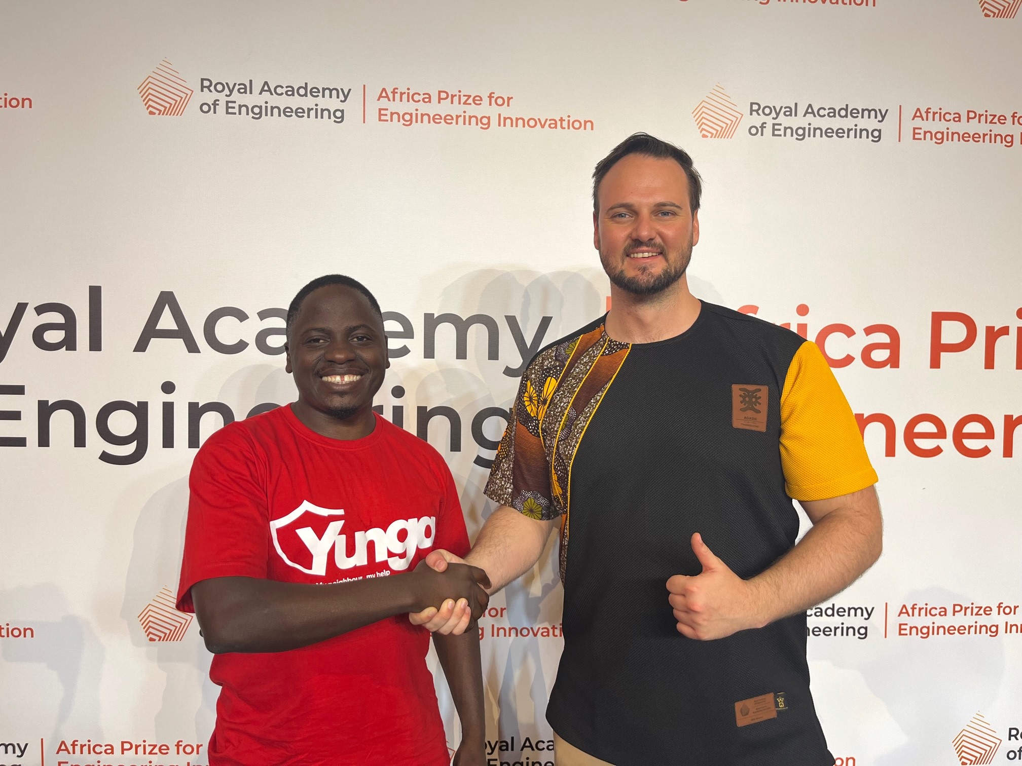 For the first time, two innovators win the Africa Prize for Engineering Innovation; South African Edmund Wessels and Ugandan Anatoli Kirigwajjo