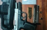 Suspect arrested for discharging a firearm in public while intoxicated
