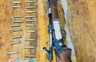 Three suspects arrested with unlicensed rifle and ammunition