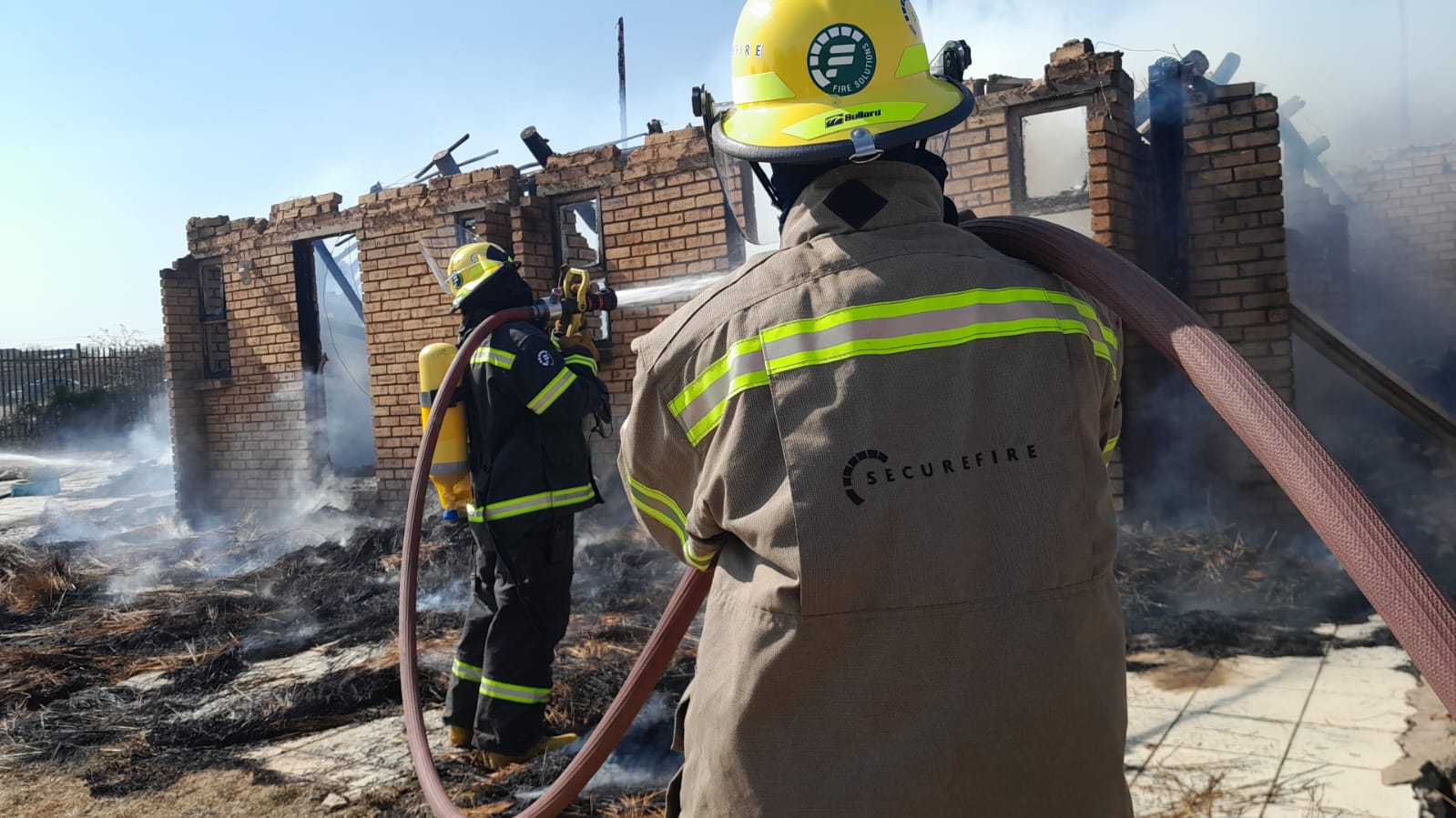 A church caught fire after a school nearby allegedly started a fire to burn rubbish in Soweto