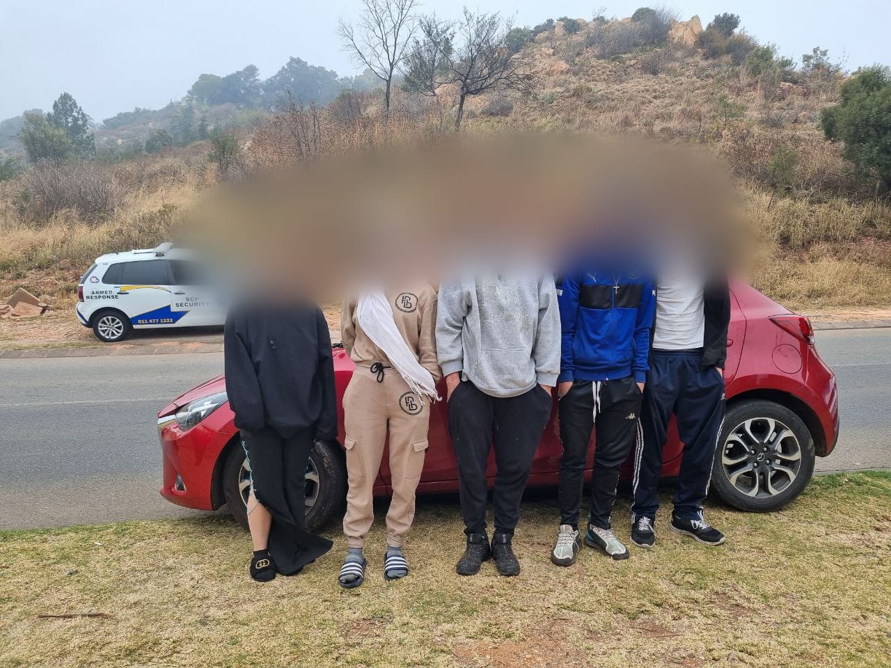 Five suspects were arrested after several fraud cases and theft was opened against them in various areas around Gauteng