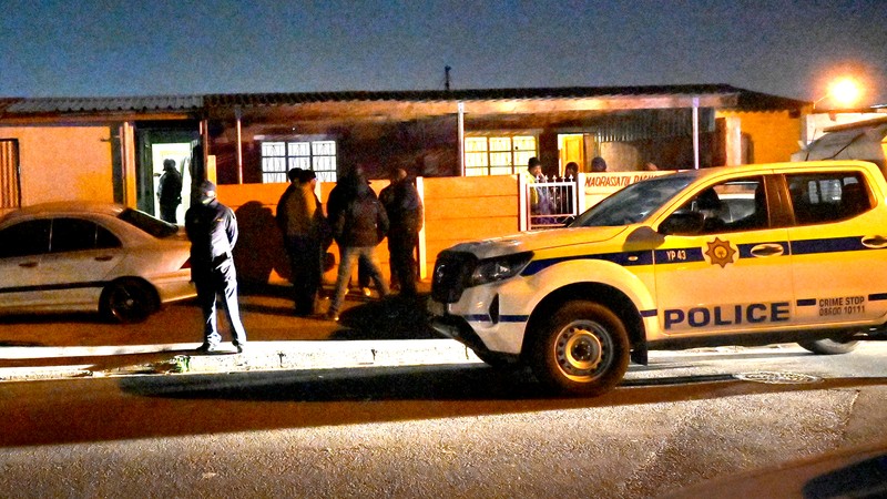 Man die in hail of bullets outside his house