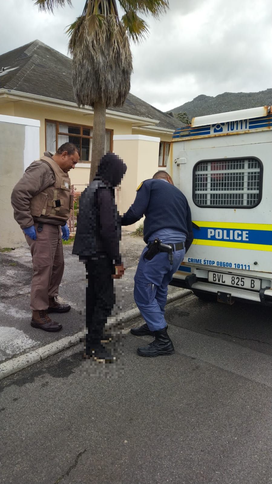 A suspect was arrested for possession of drugs in the Fish Hoek area