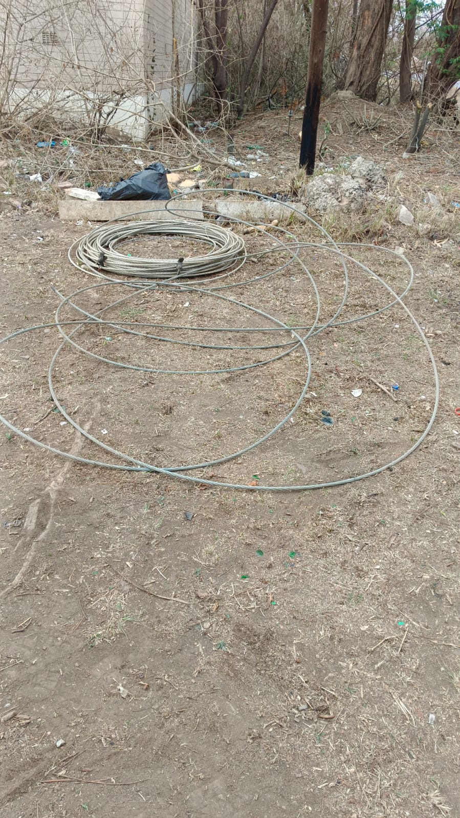100 Meters of Eskom aluminum cables recovered by Fidelity Services Group