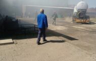 Structural fire on Tannery Road in Bloemfontein