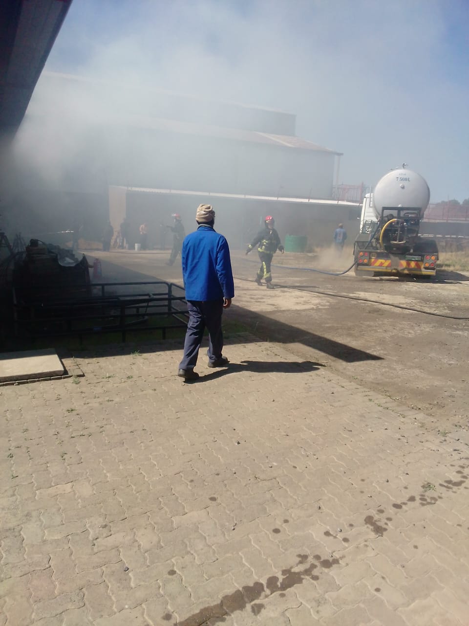 Structural fire on Tannery Road in Bloemfontein
