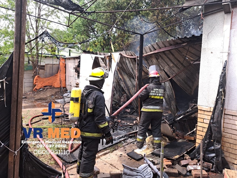 House on fire on Pasteur drive in Hospitalpark, Bloemfontein