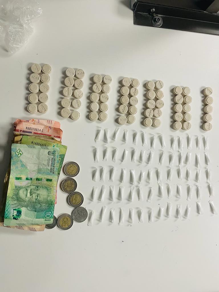 Two suspects arrested for dealing in drugs and possession of a firearm