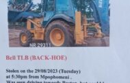 Search for an excavator stolen from Mpophomeni