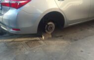 Theft of vehicle tyres in Albertville