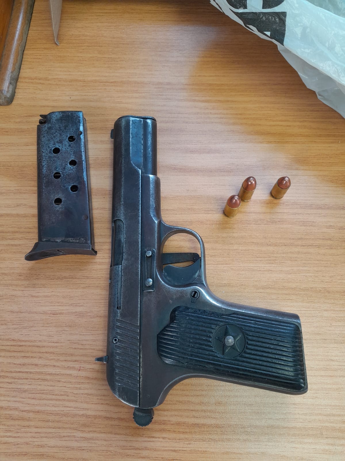 Wanted suspect arrested in possession of unlicensed firearm and ammunition