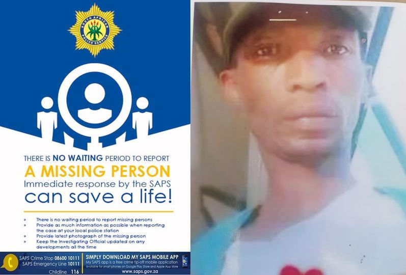 Help Kopanong SAPS find a missing man