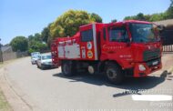 Fidelity ADT Greenside responded to an electrical box that exploded and caught fire