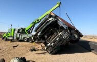 Truck collision on the B2 route near Usakos in Nambia