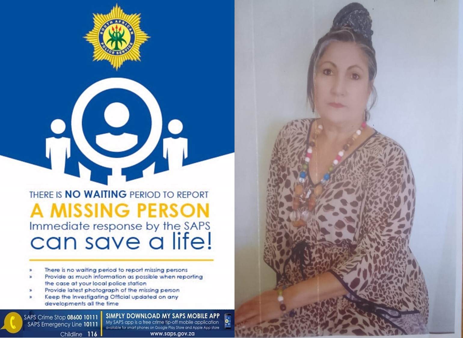 Police seek missing person from Swartkops
