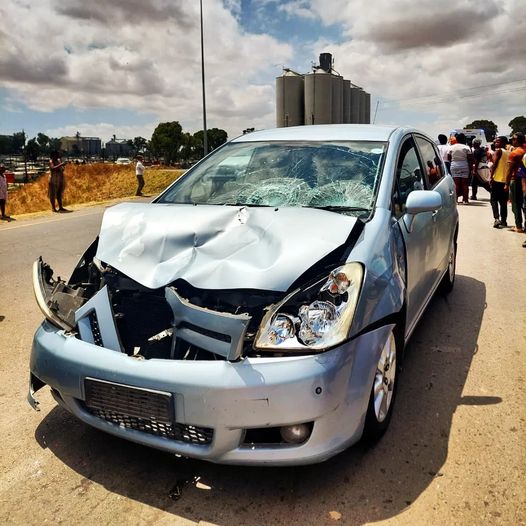 Two pedestrians injured in a collision in Malmesbury