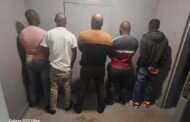 Unlicensed firearms with ammunition were confiscated and six apprehended in Vosloorus