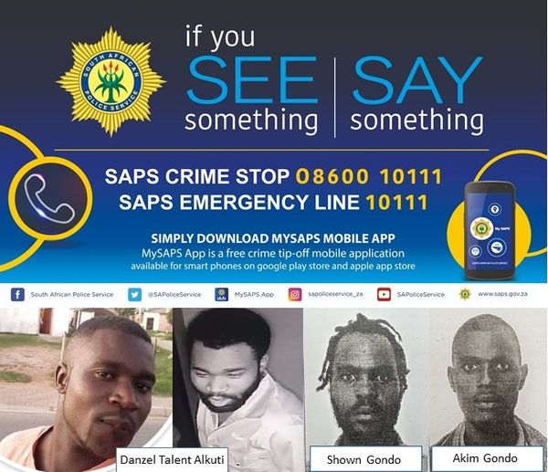 Da Gamaskop police seeks assistance to trace wanted murder suspects