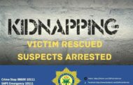 Suspects arrested on charges of kidnapping, extortion, hijacking as well as human trafficking