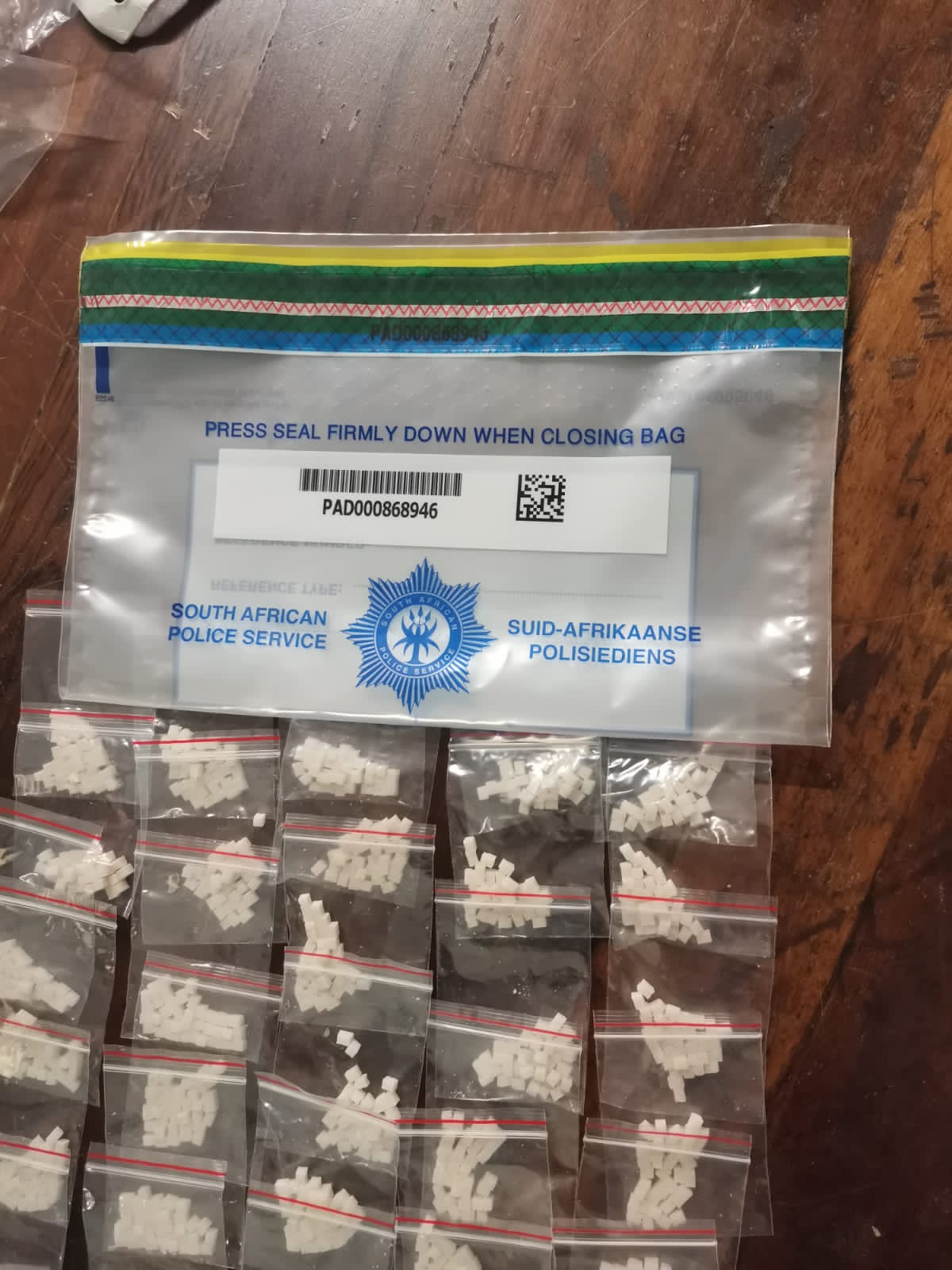 Elderly female suspect arrested for dealing in drugs with a street value of approximately R140 000