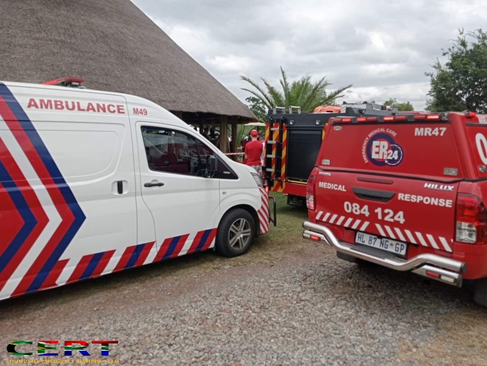 Young patient stabilized after drowning incident at Kliprivier Caravan Park in Meyerton