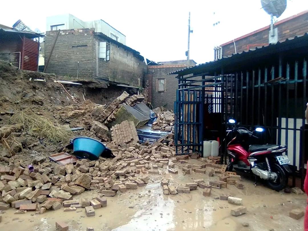 Vehicles damaged in devastating storms in Alex