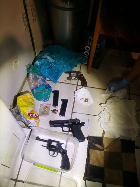Police recover firearms taken during a burglary