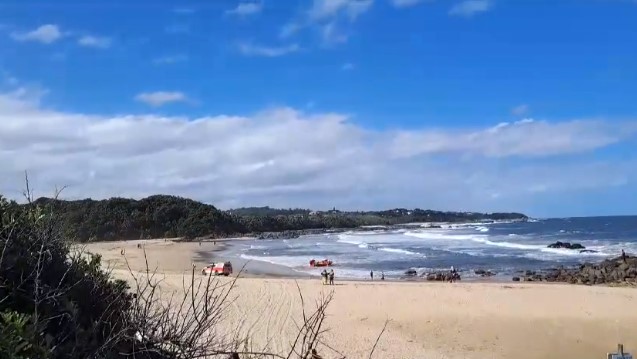 Two swimmers rescued in the surf line at Silver Beach, Port Edward