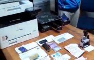 Foreign National arrested with fake police identification cards, police date stamp and drugs