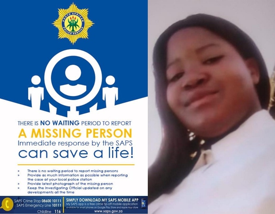 Missing Reitumetse Koba sought by Allanridge SAPS