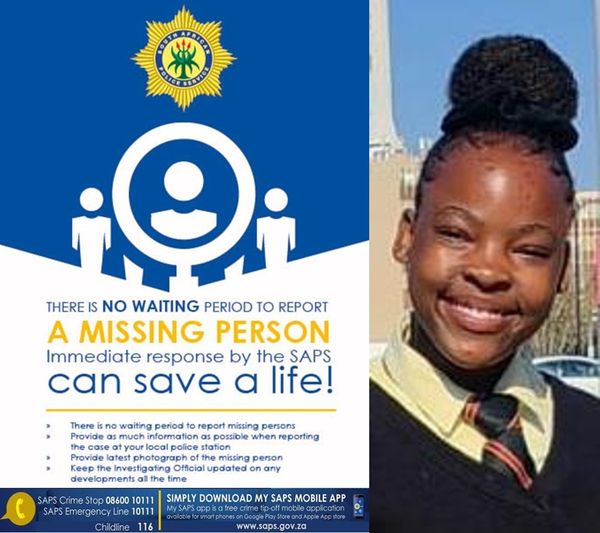 Police in Thabong seek public assistance in locating a missing teenager