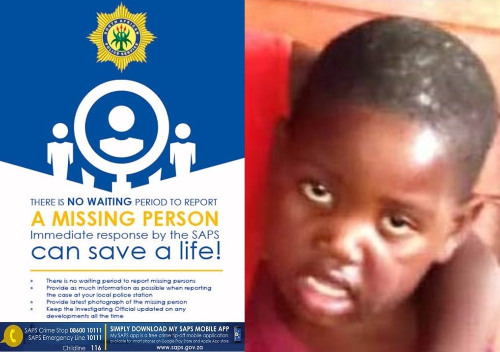 The SAPS needs help to find two missing children