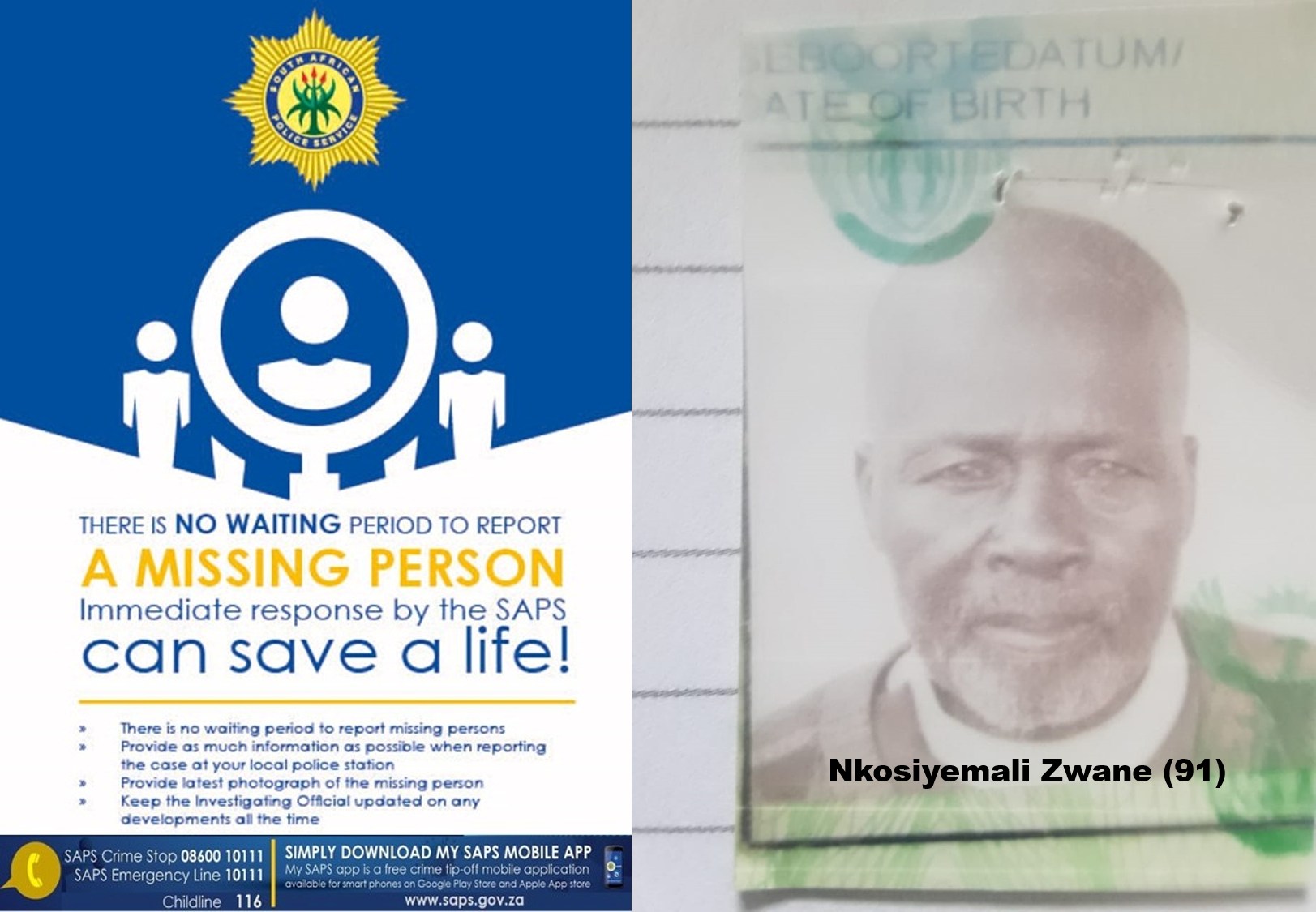 Missing person sought by Nkandla police