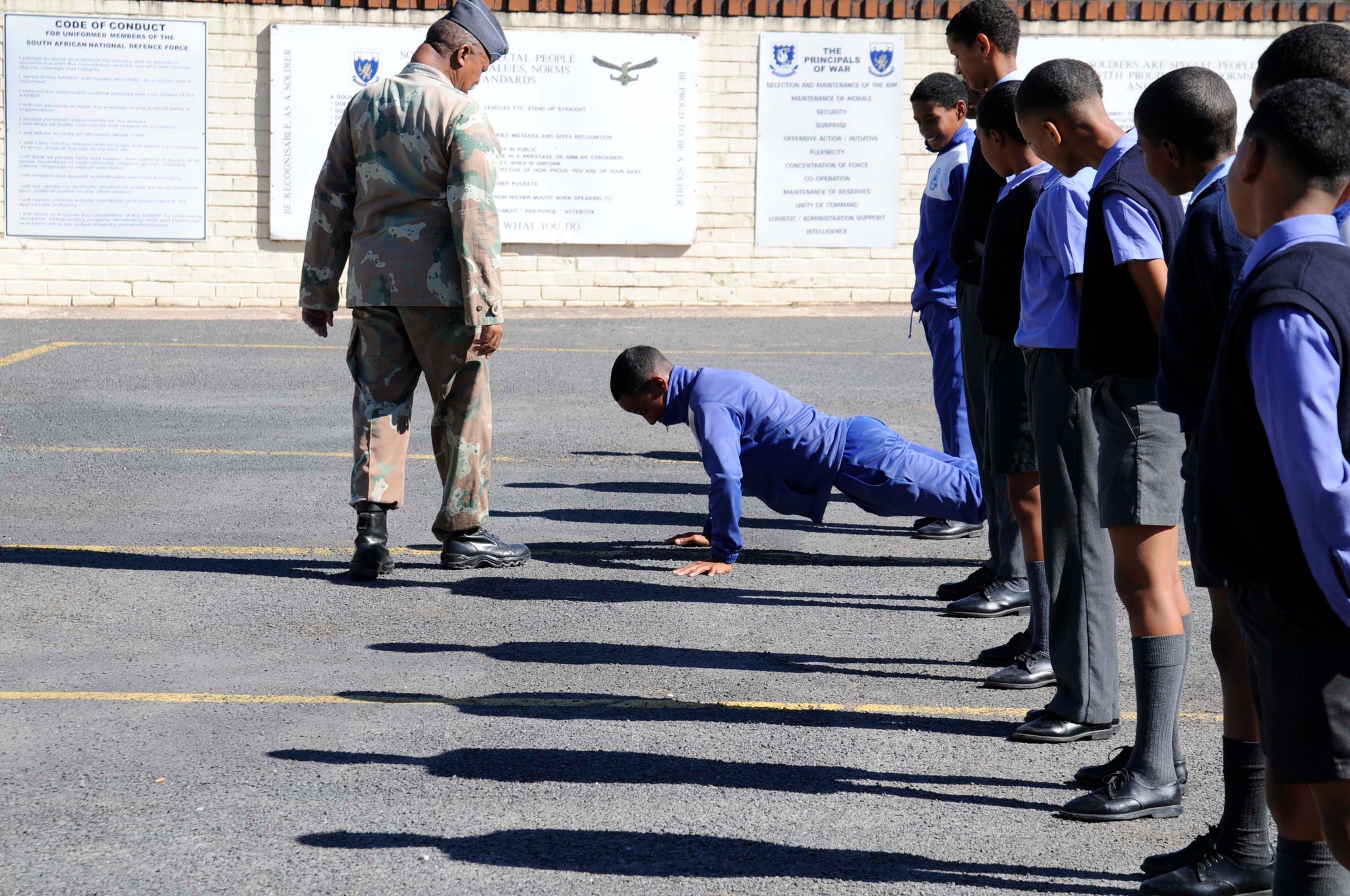 Lethembe Care Project Visit To AFB Langebaanweg
