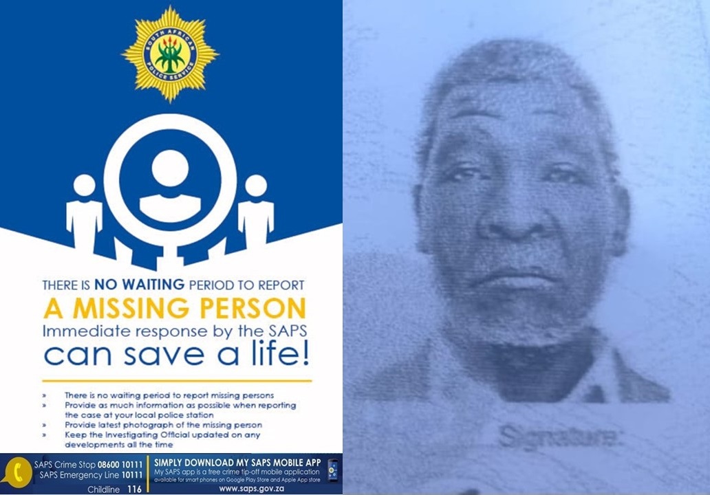 Nietverdiend police request the community to assist to locate a missing person