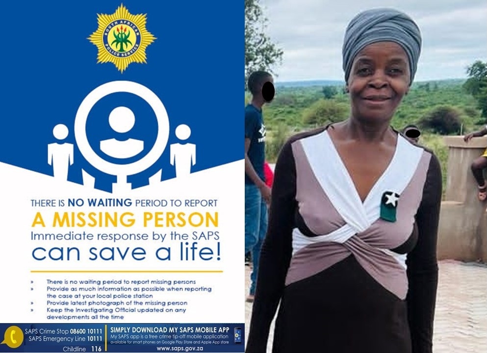 Police in Saselamani launched a search for a missing woman