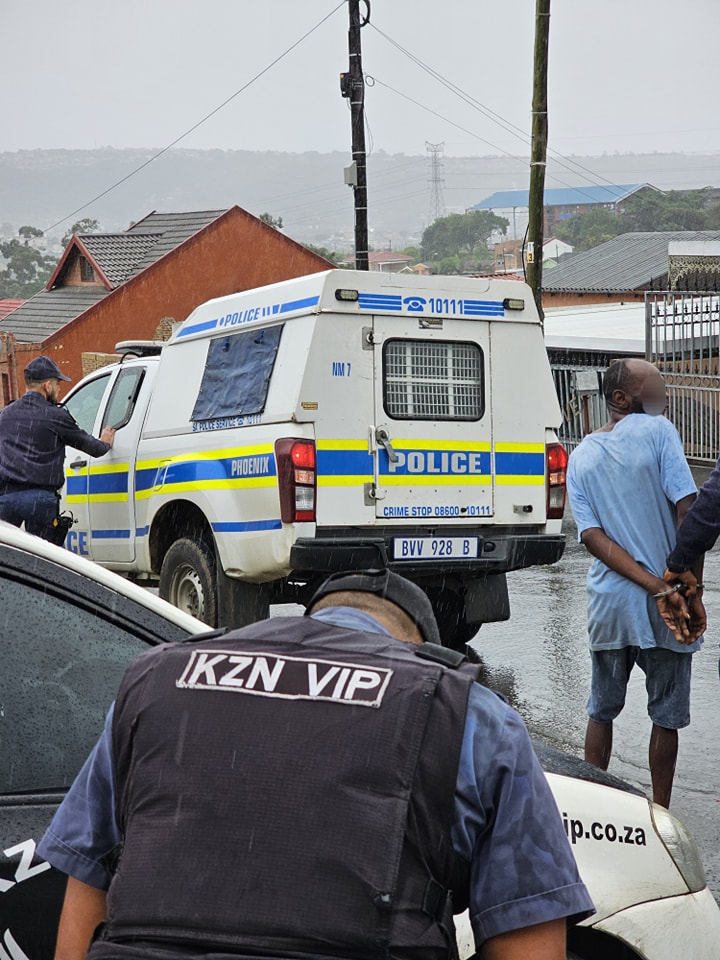 Suspects apprehended in a joint operation between Phoenix Saps Members and KZNVIP In Woodview