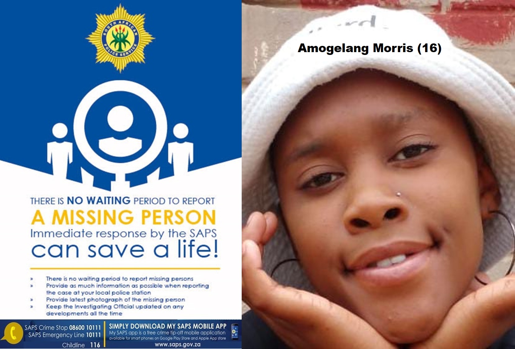 SAPS requests public assistance in locating a missing woman