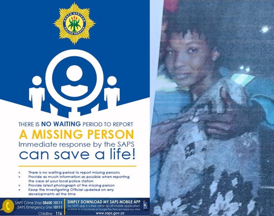 Griekwastad police request assistance in tracing a missing person