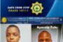 The SAPS are seeking the assistance of the public in tracing two wanted suspects